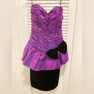 Vintage Jessica Howard 80s prom dress